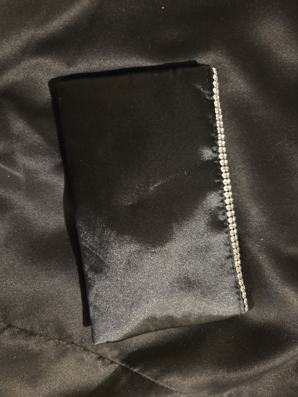 Silver Rhinestone Evening Clutch - Picture 3 of 12